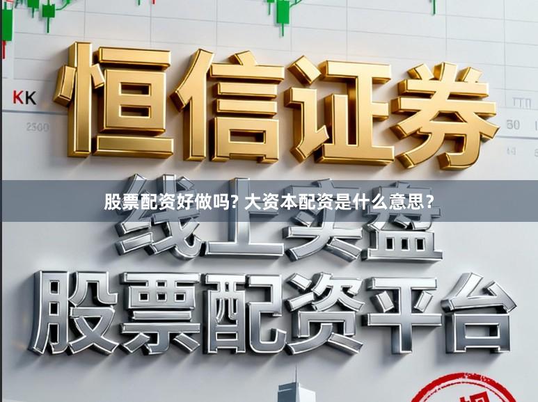 股票配资好做吗? 大资本配资是什么意思？